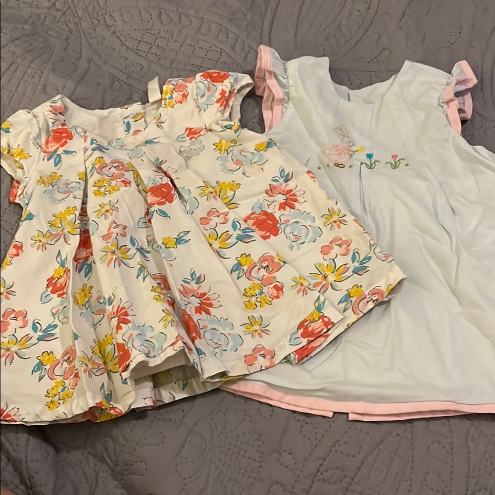 2 Floral Spring Kids Dresses